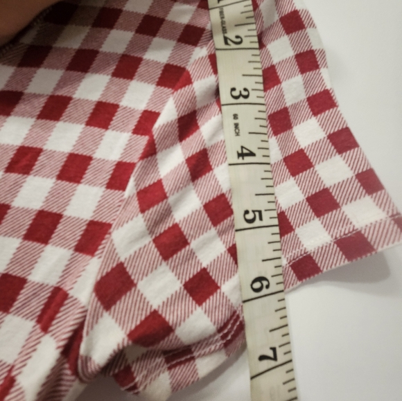 Forever 21 Woman's Size S Skort red and white checkered print. - Picture 9 of 16